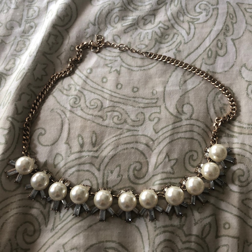 Pearl statement necklace
